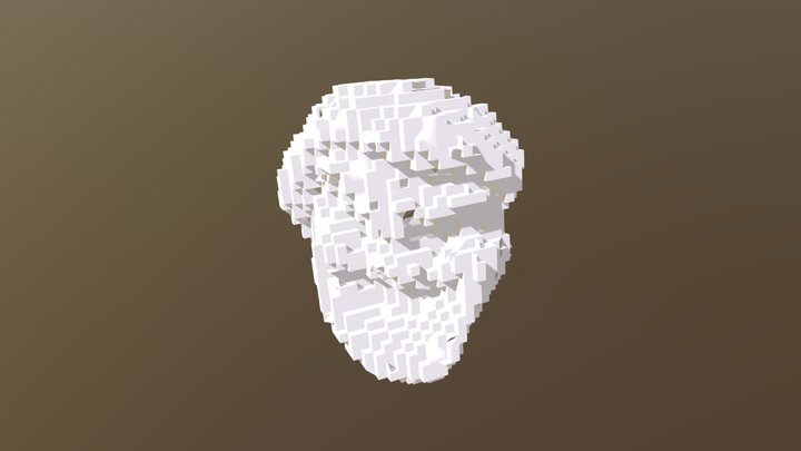 Greek theatre head 3D Model