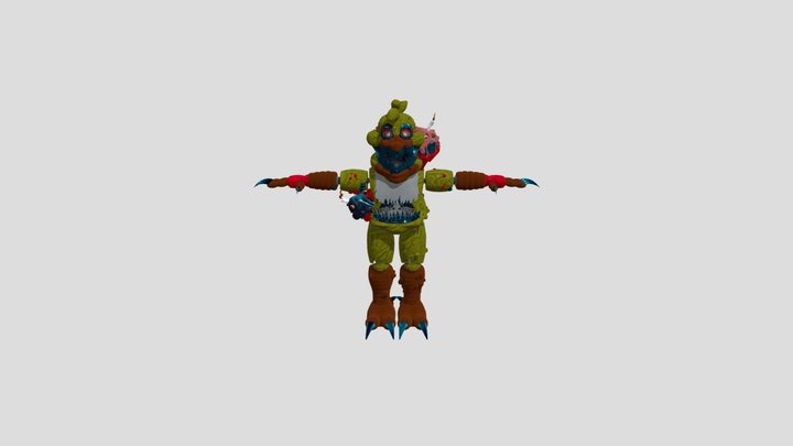 Bloodless Chica Final Model 3D Model