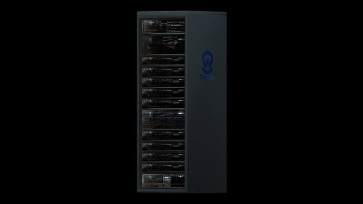 Server Rack 3D Model