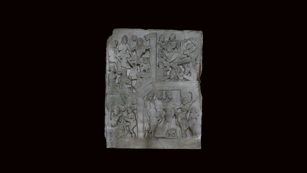 Drum slab from the Amaravati stupa