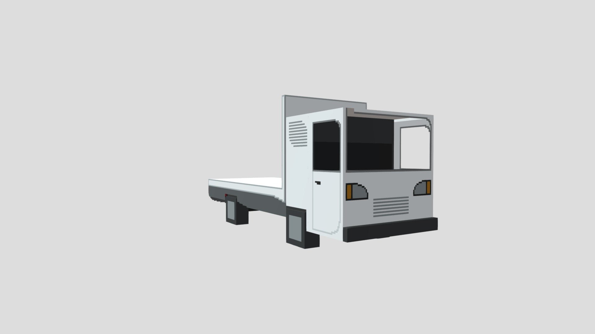 Flatbedtruck by CreeperCoastal [Low poly]