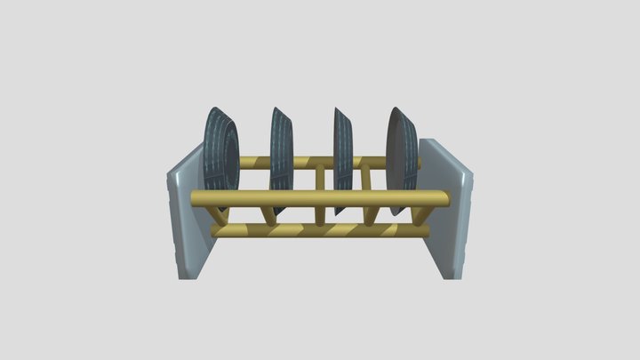 Dish Rack Exercise 3D Model
