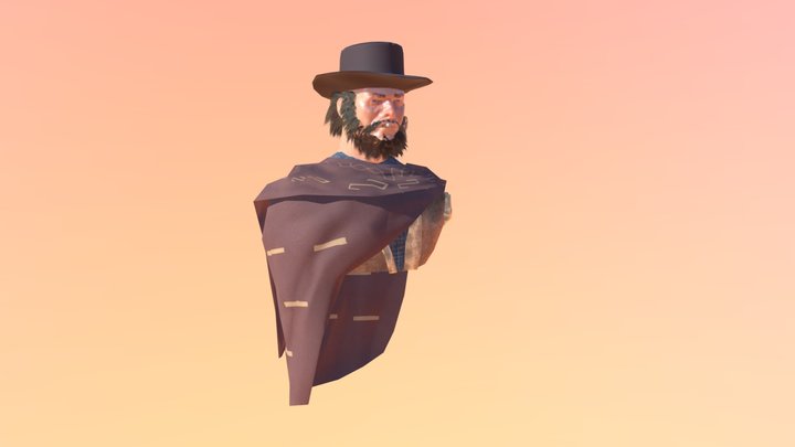 Realistic Cowboy 3D Model