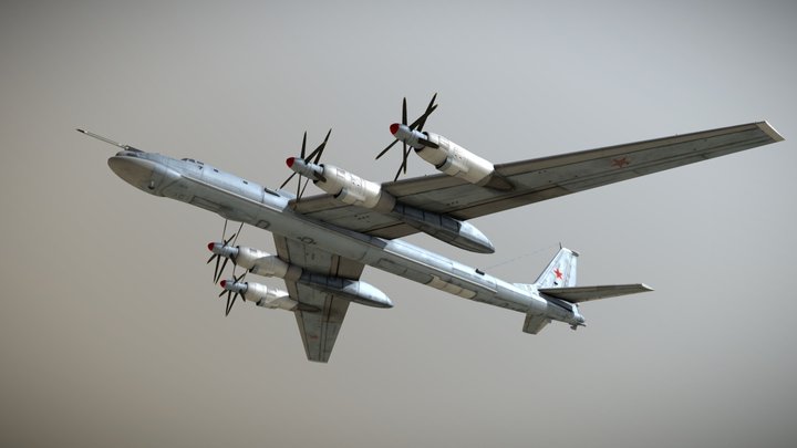 Tu-95MS 3D Model