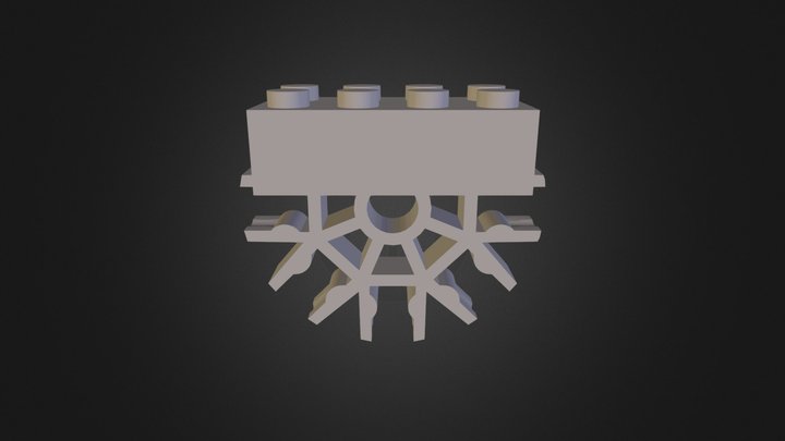 uck-03f05m: K'Nex to Lego 3D Model