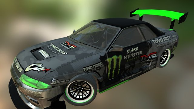 Nissan Skyline GT-R BADASS 3D Model