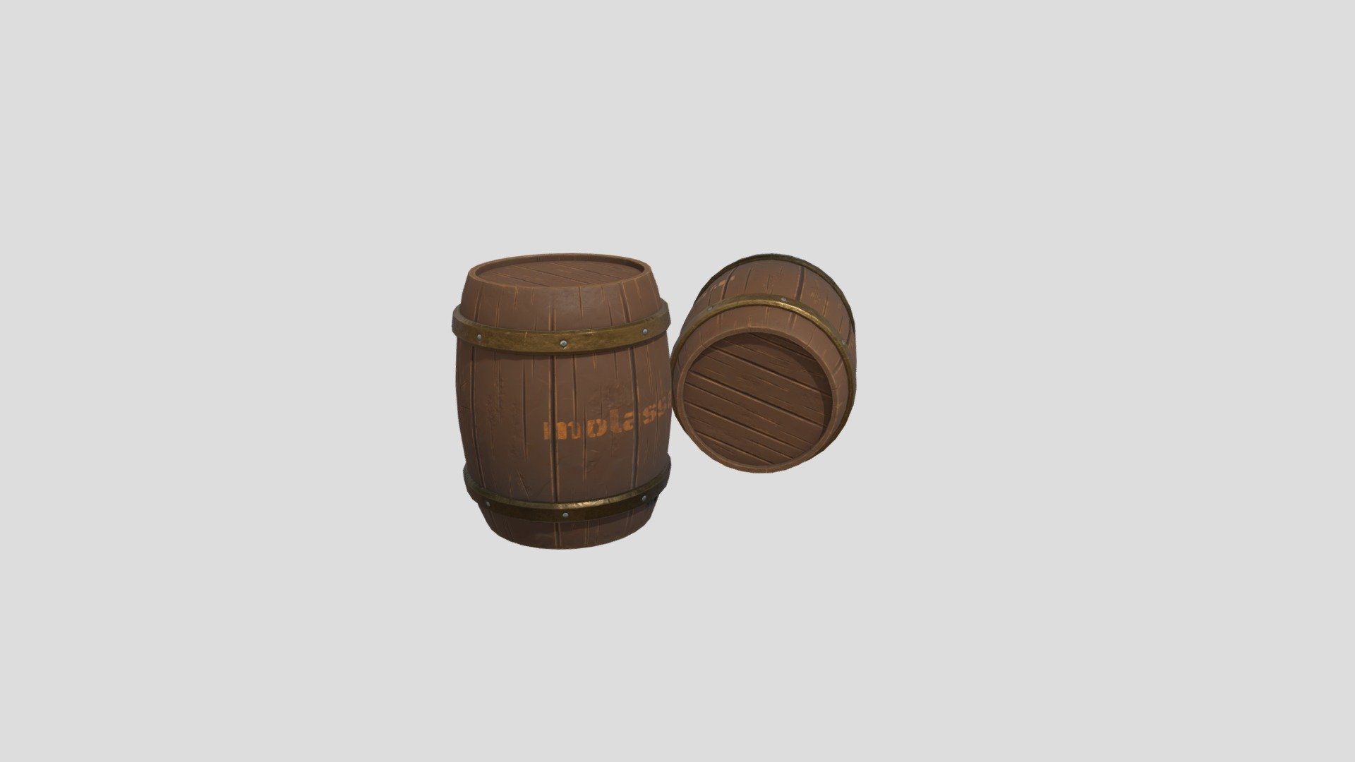 Molasses barrel Stylized 3D model by matthewnavaro63 [eac81ef
