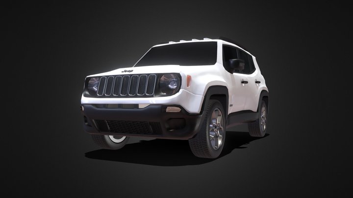 Jeep Renegade - 2K PBR Model 3D Model