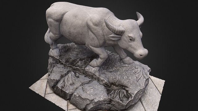 Ox Statue (Kek Lok Si Buddhist Temple, Penang) – Modello 3D gratuito STL