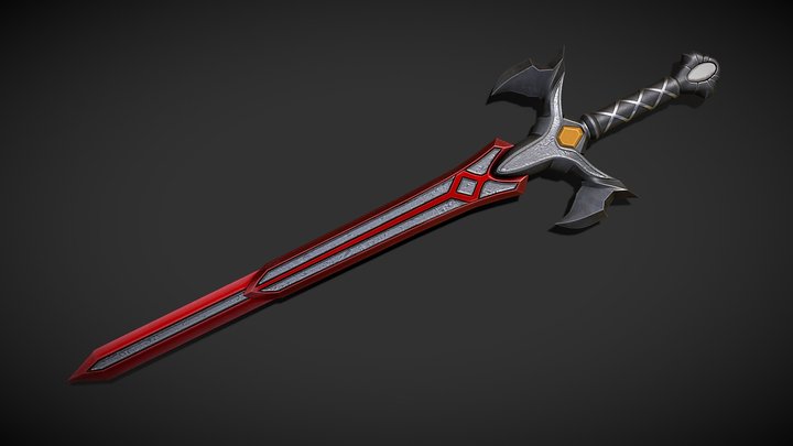 DnD Vorpal Sword 3D Model