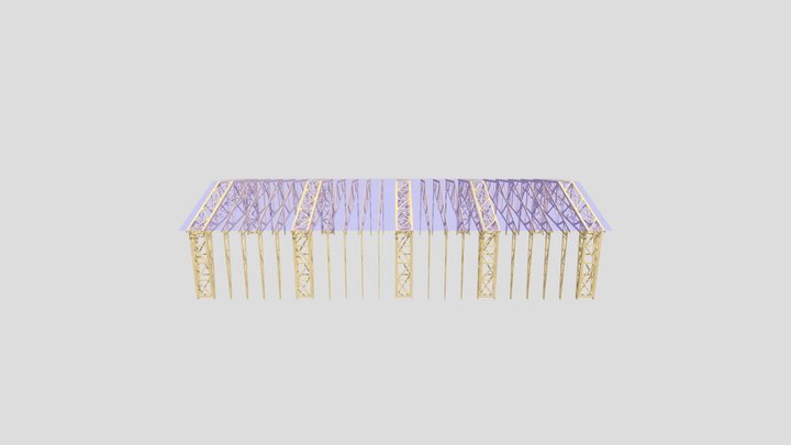москва381_(каркас15х30х5) 3D Model