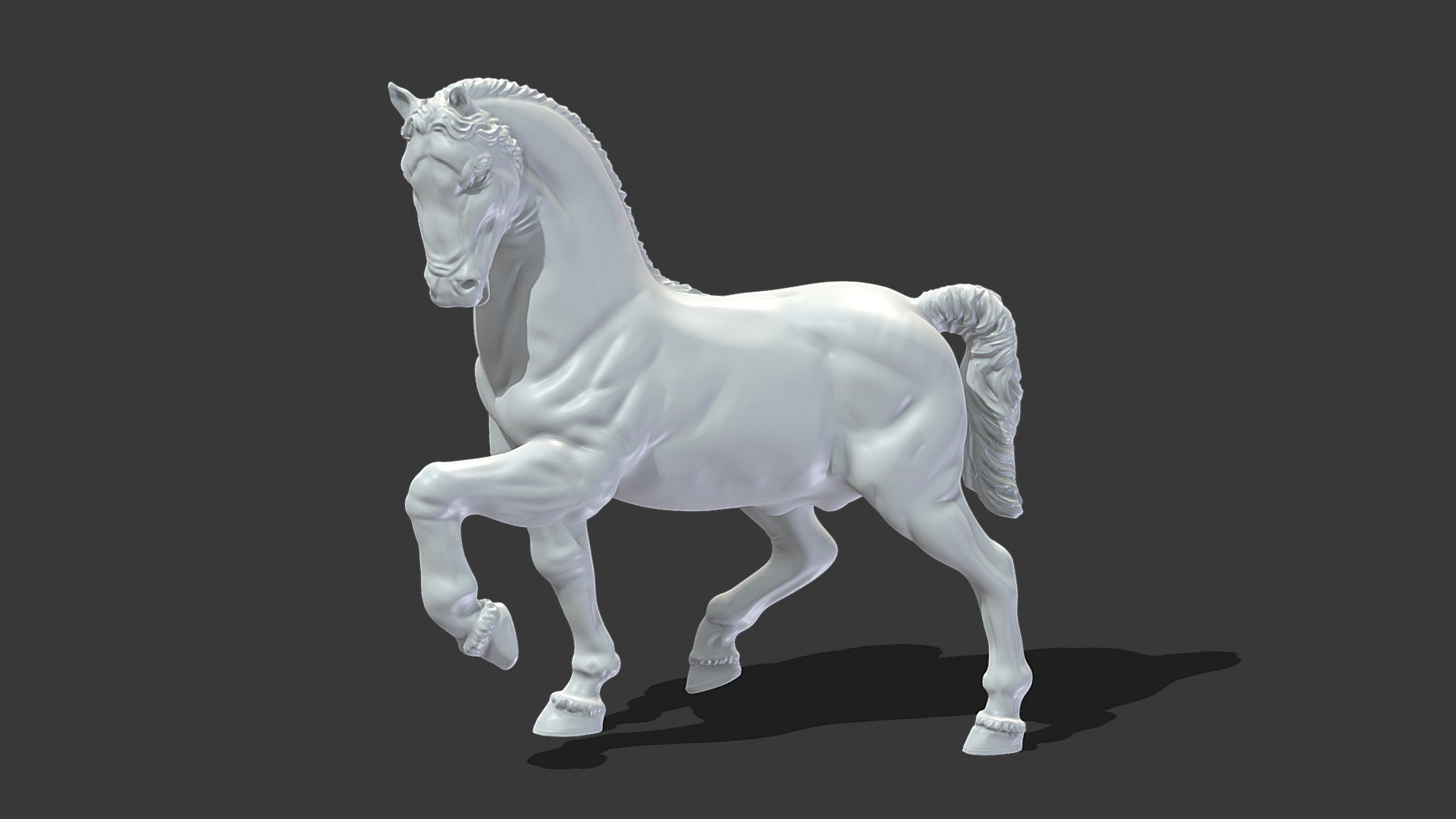 Horse Statue 3D Print - Buy Royalty Free 3D model by Frezzy (@frezzy3d ...