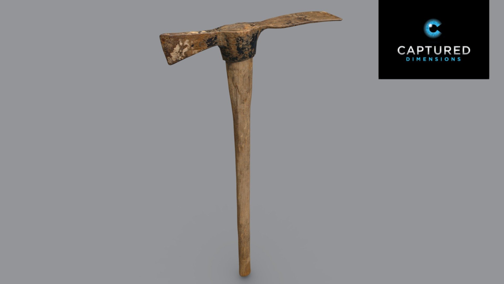 Rustic Long Handled Mattock 3D model by captureddimensions [eaca8b0