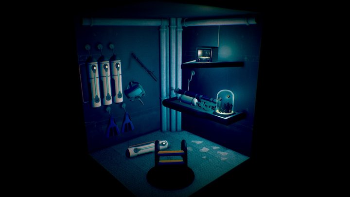 sci-fi nook 3D Model