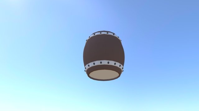 Cask 3D Model