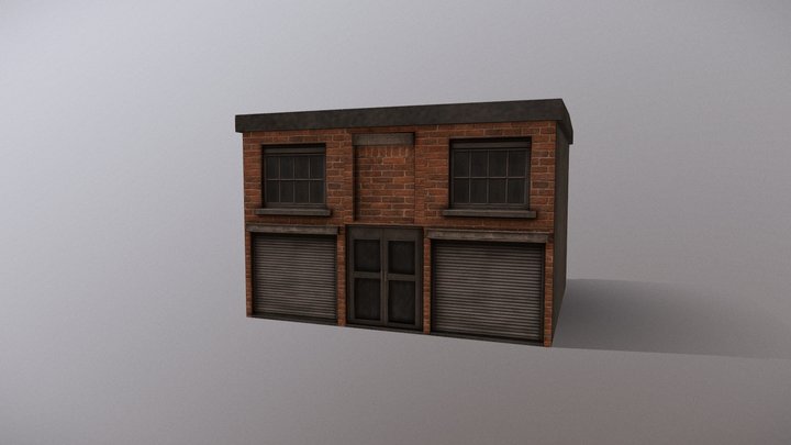 Lowpoly Urban Building – Modello 3D gratuito STL