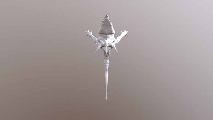 Shark Mutant Thing 3D Model