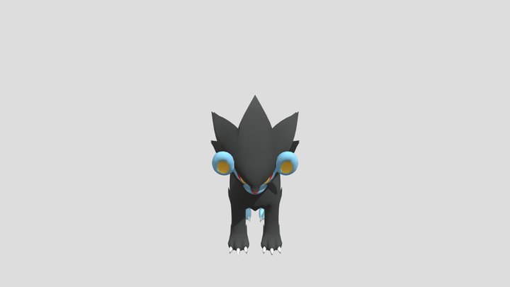 Luxray 3D Model