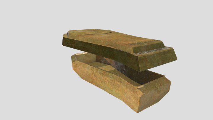Egyptian fantasy coffin 3D Model