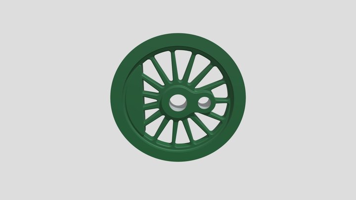 Loco Wheel 3D Model