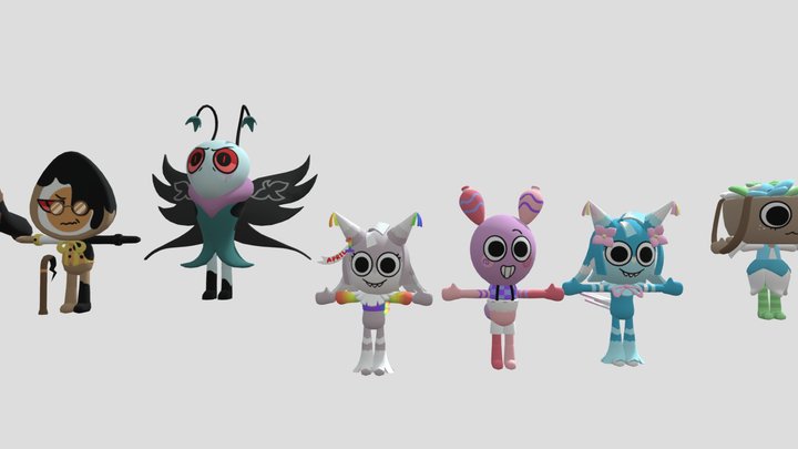dandys world update toons 3D Model