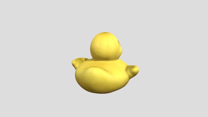 Rubber Duck 3D Scan 3D Model