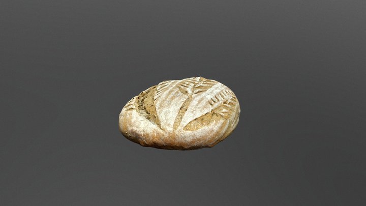 Homemade bread 3D Model