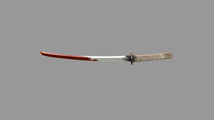 Wakizashi 3D Model