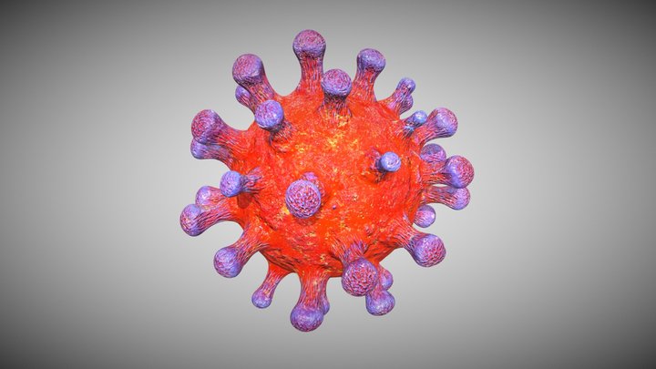 Corona Virus 3D Model