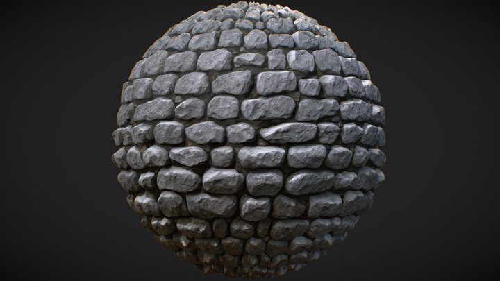Seamless Rustic Stone Wall & Floor Texture 045