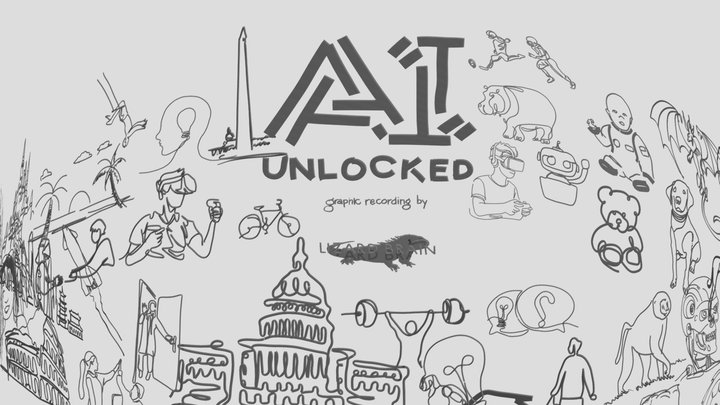 SCSP AI Unlocked VR Graphic Recording 3D Model