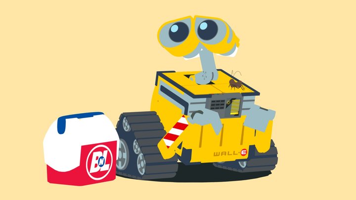 Stylized Wall-E 3D Model