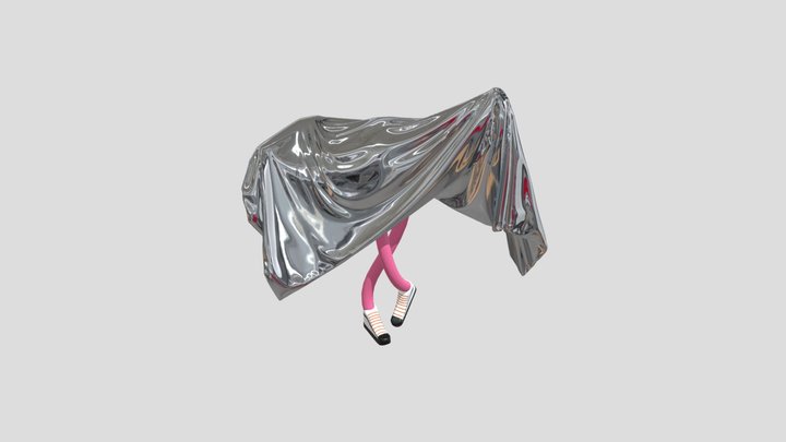 Noodle Ghost 3D Model