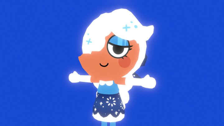 New Years Ginger - Dandy's World 3D Model