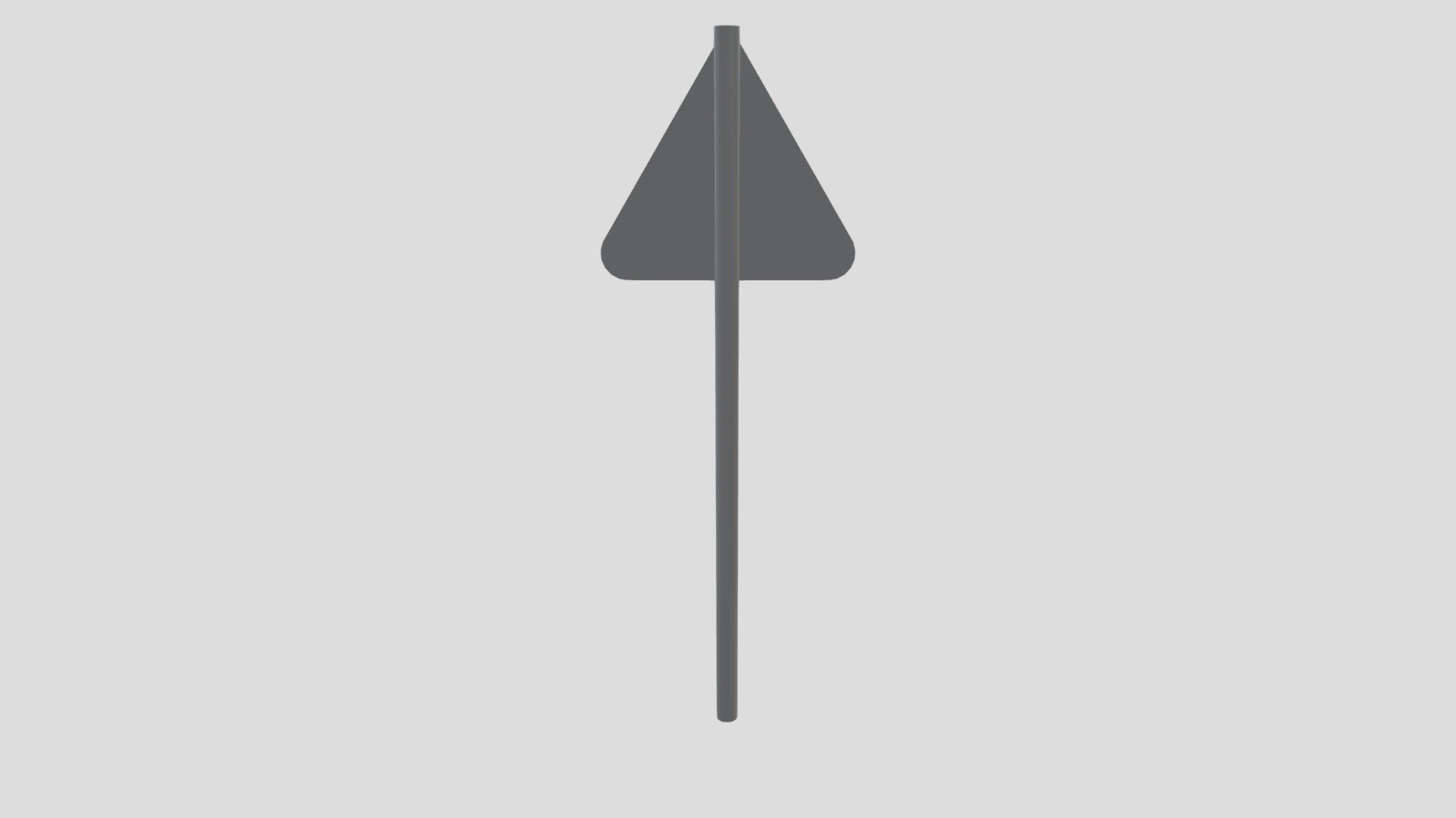 Triangle sign 2 - 3D model by Me (@Me_68) [ead9c01] - Sketchfab