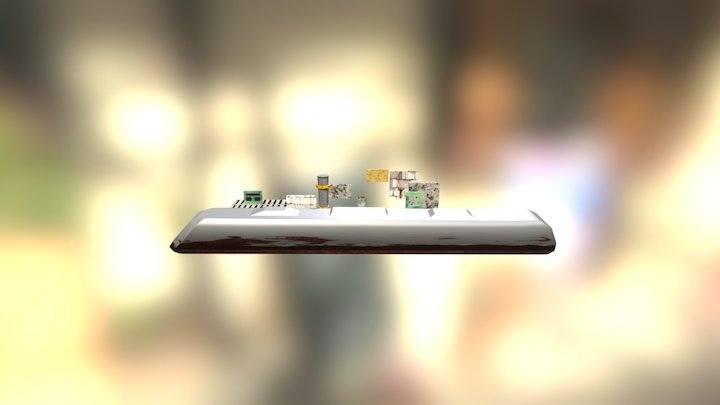 Modullar pieces 3D Model