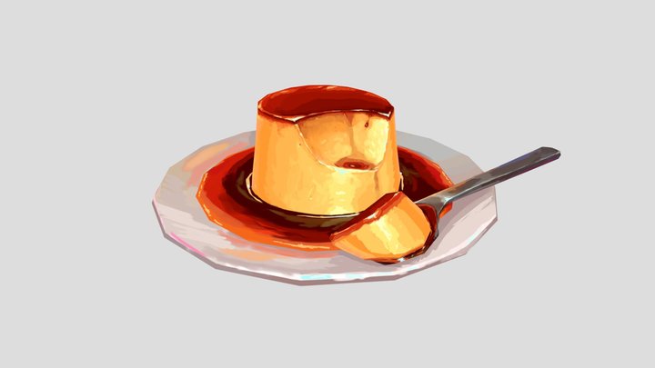 Flan 3D Model