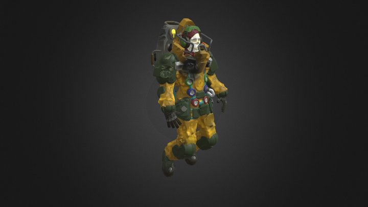 Dead Astronaut 3D Model