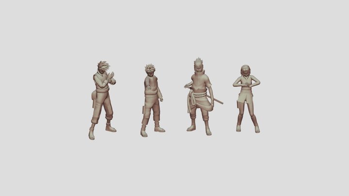 NARUTOTEAM7 3D Model