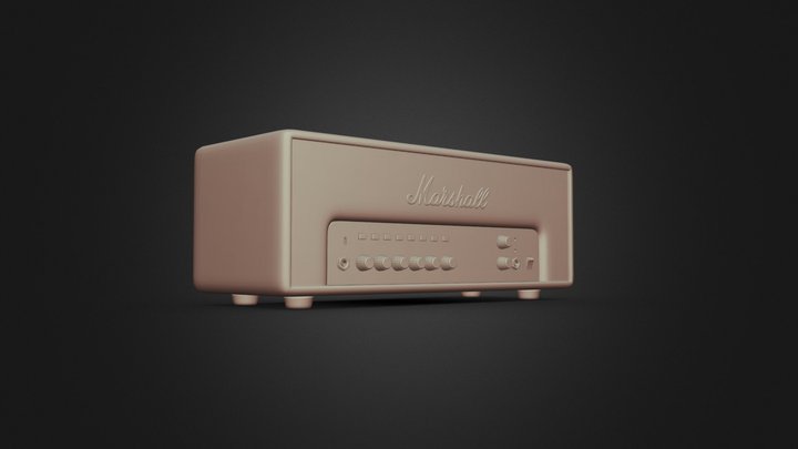 Marshall Code100H Digital Head 3D Model