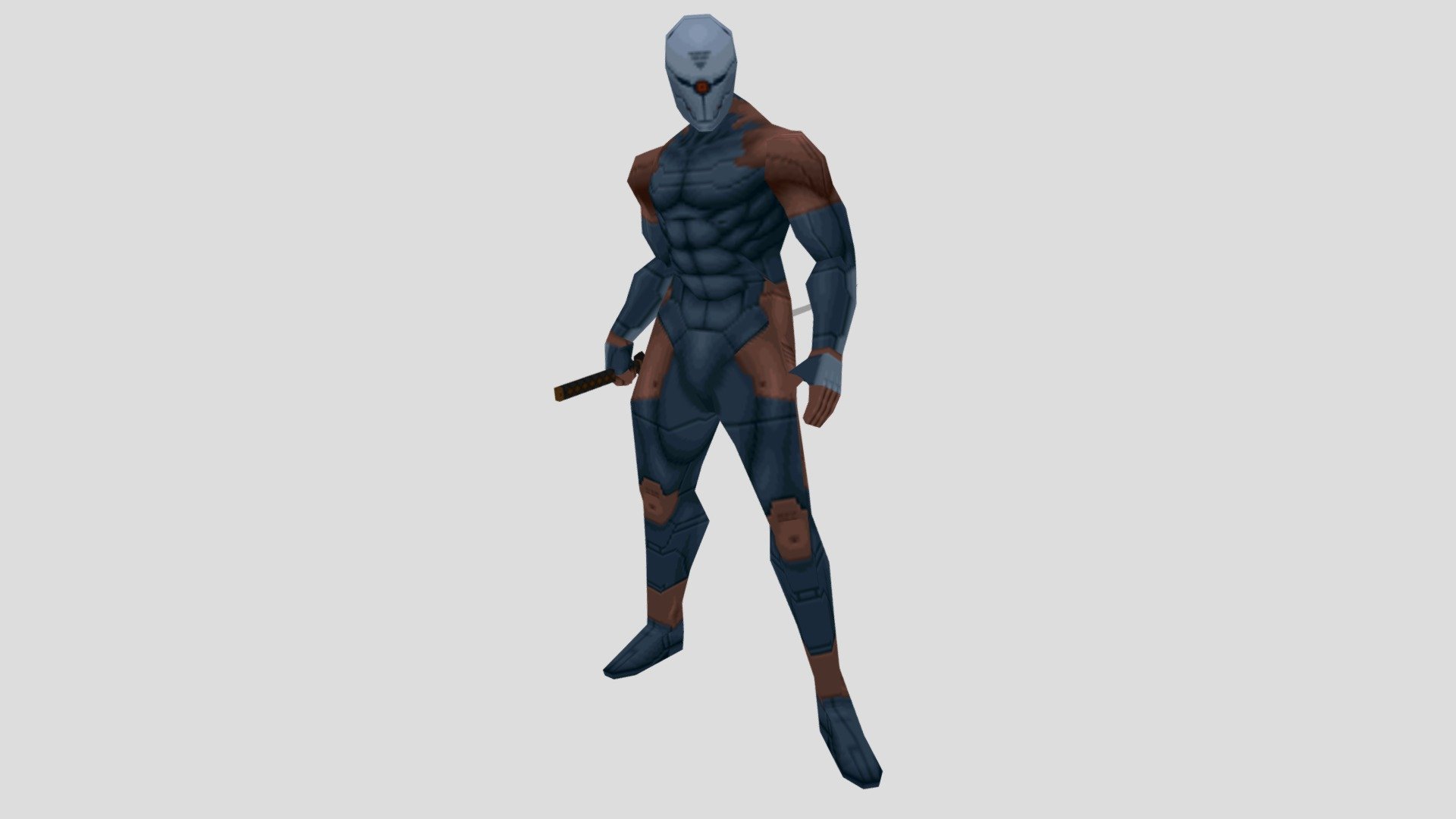 Metal Gear Solid VR Missions - Ninja (Gray Fox) - Download Free 3D ...