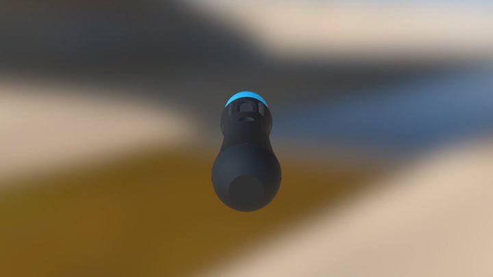 Playstation Move controller with new lightmap 3D Model