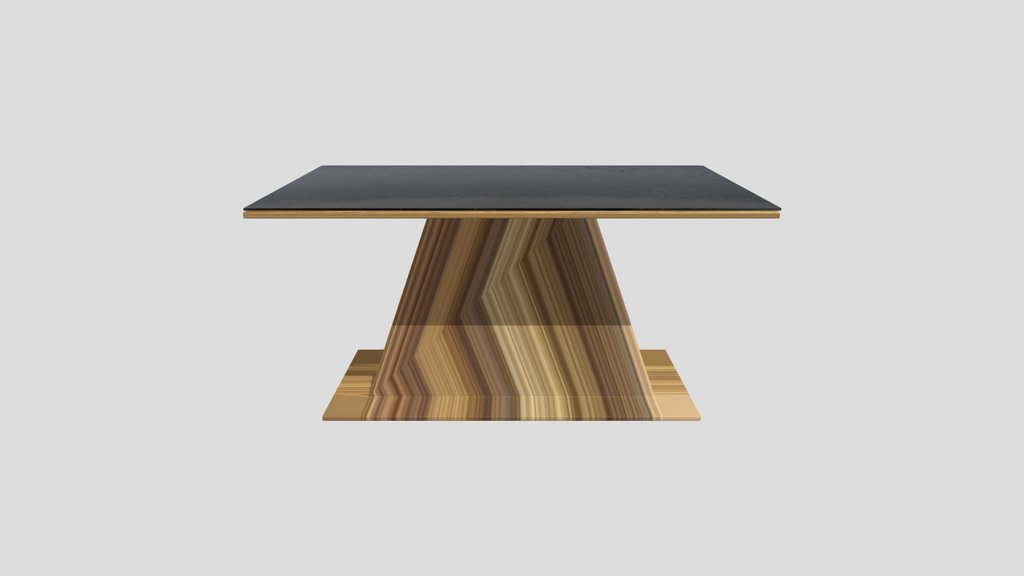 Rustic Cream Glass Dining Table Madesa
