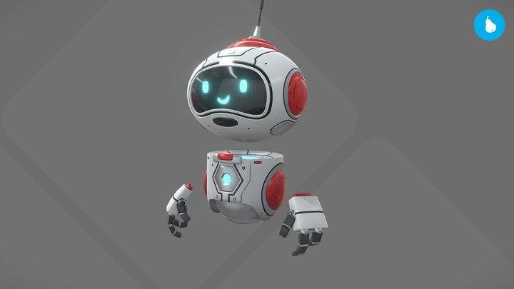 Robot Character 3D Model