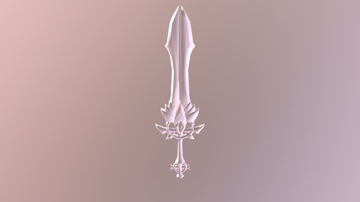 Sword Hand Painted 3D Model