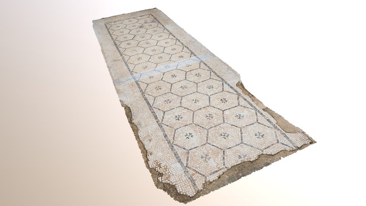Mosaico de la Casa de los Pájaros 8 3D Model