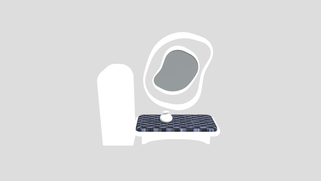 Console And Mirror