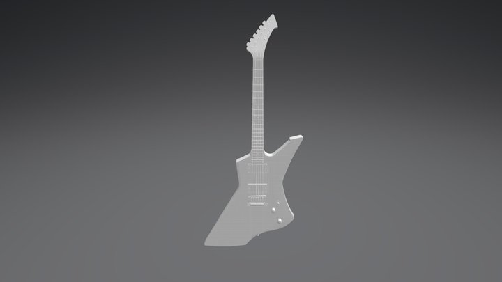 ESP LTD Snakebyte James Hetfield Signature 3D Model