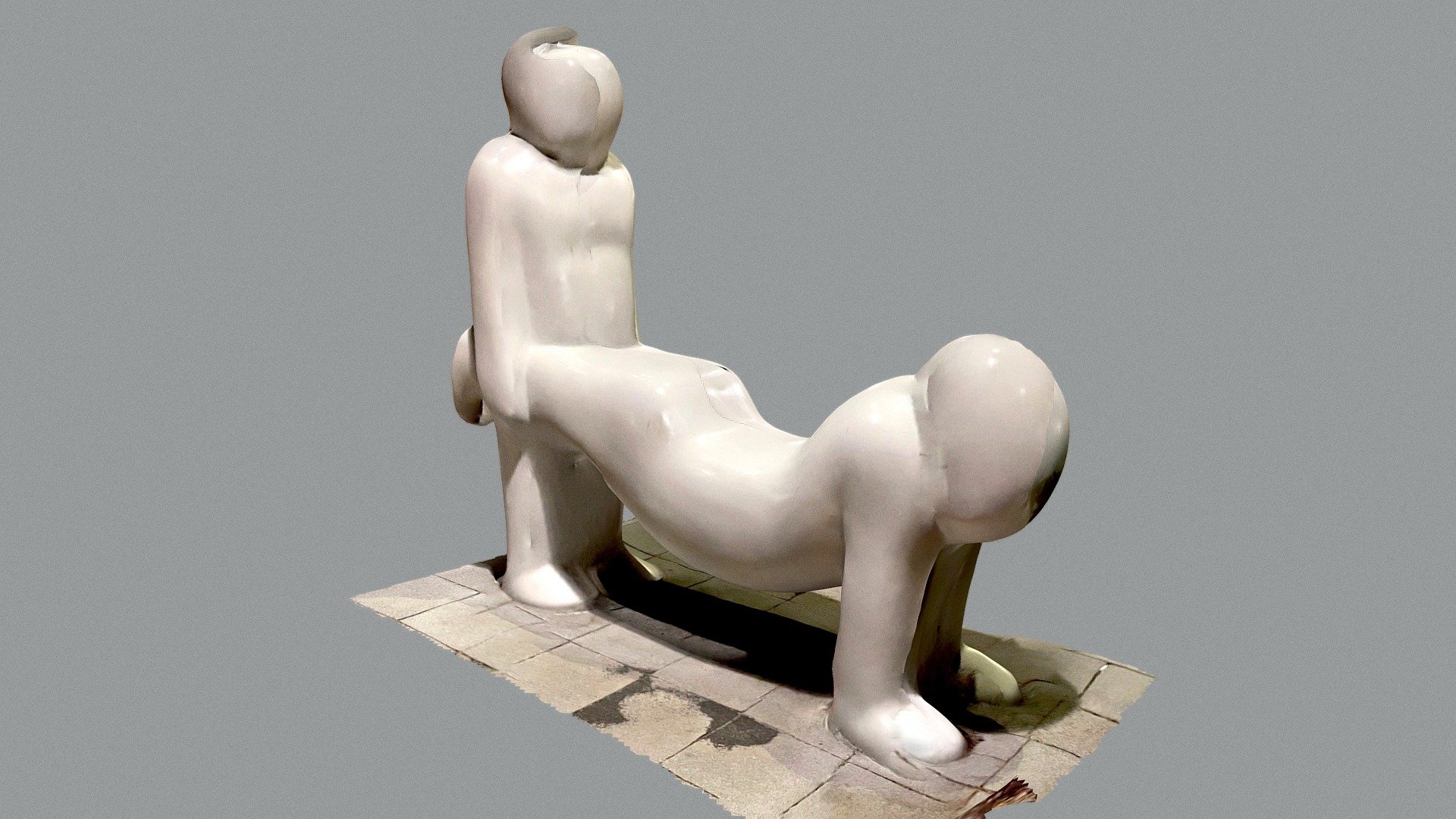 Gymnastics sculpture：組み体操の彫刻