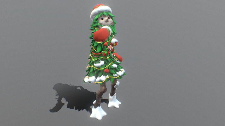 Winterfest Bushranger Fortnite Skin 3D Model